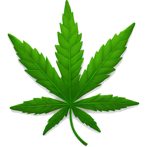 Weed leaf emoji