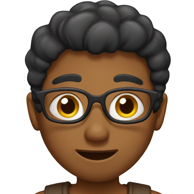 brown astetic emoji