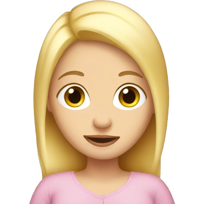 Blond pregnant  emoji
