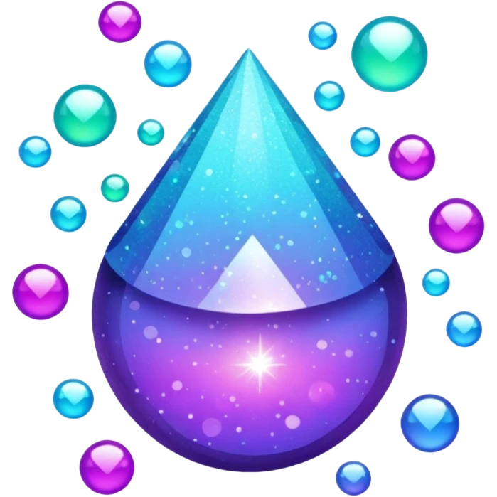 glitter purple and cian !  emoji