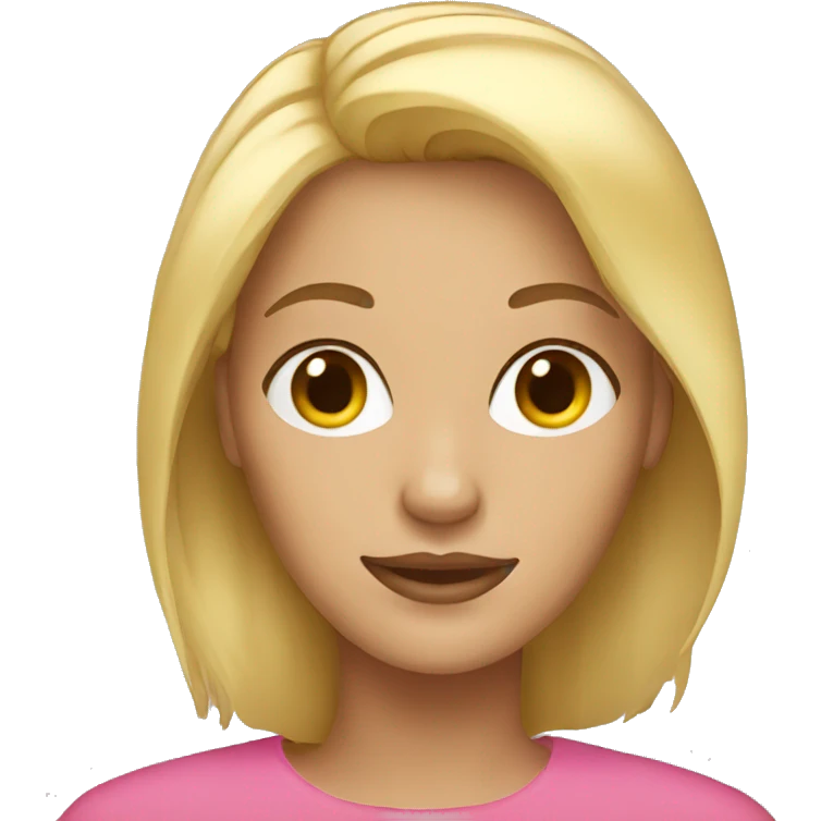 blonde woman emoji