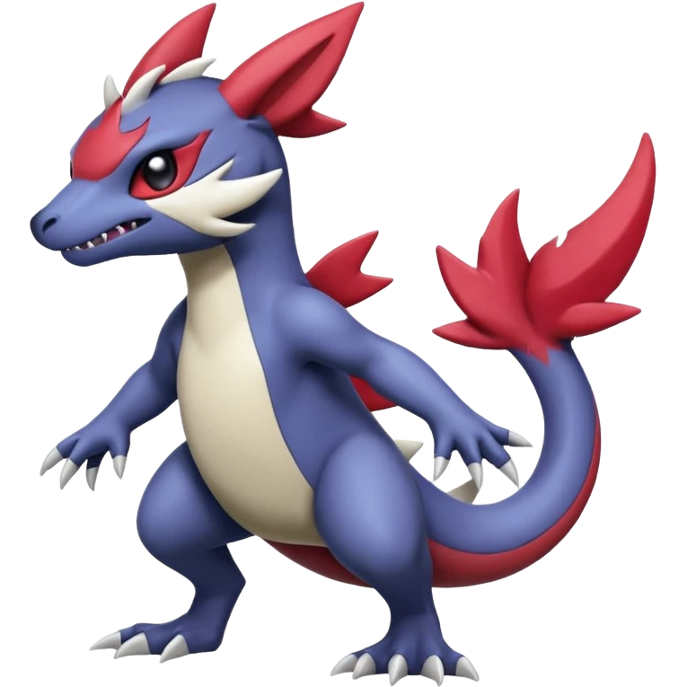 Stitch-Salandit-Noibat-Zangoose-fusion, full body emoji