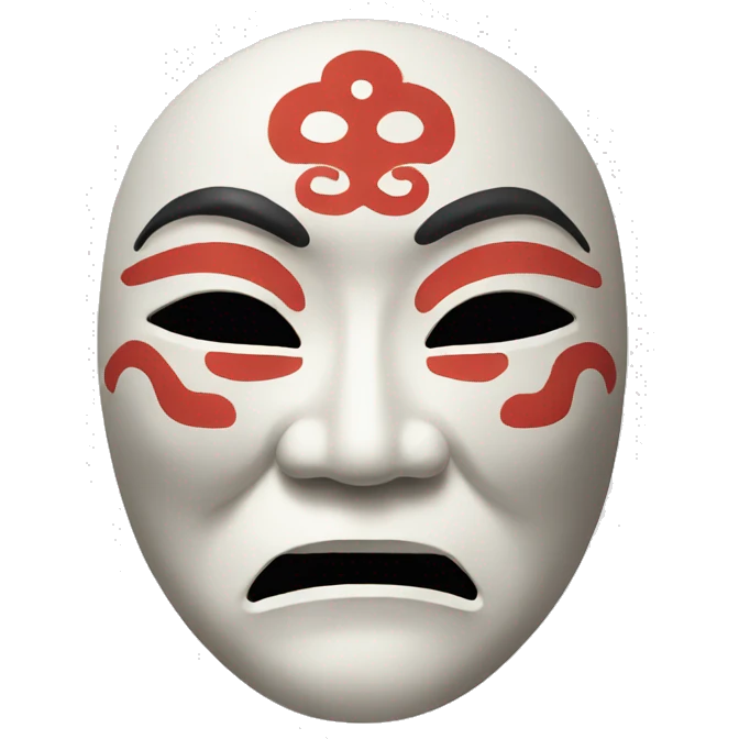 noh masks emoji
