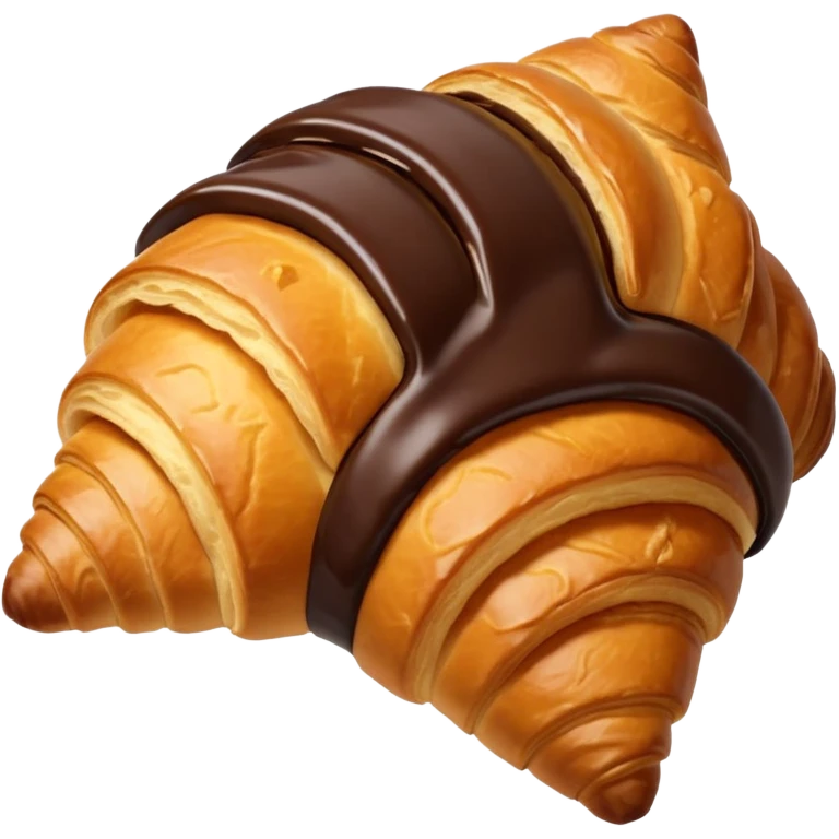 croissant chocolate emoji