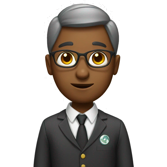 A rabbit teacher emoji