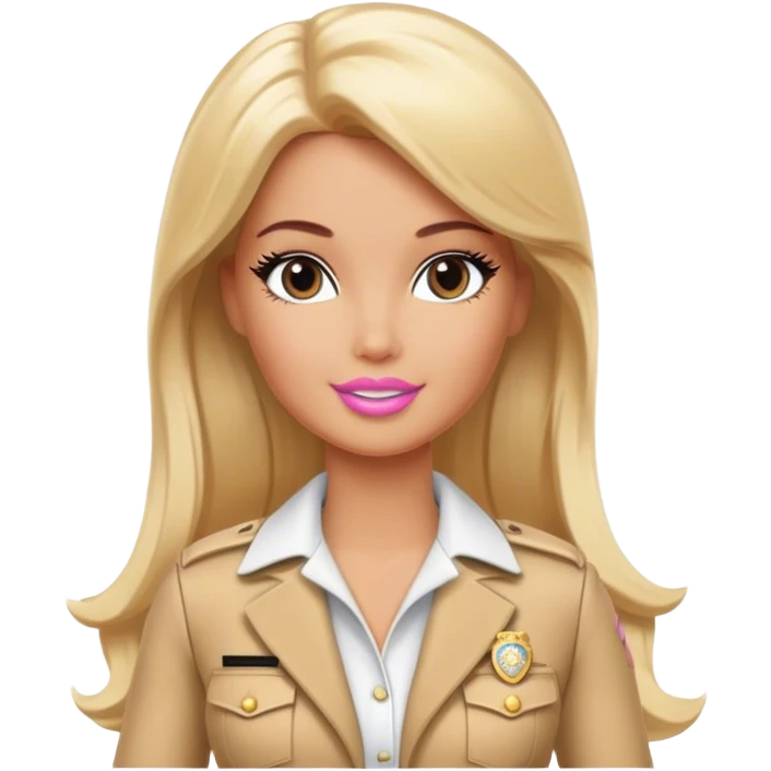 Tour guide Barbie  emoji