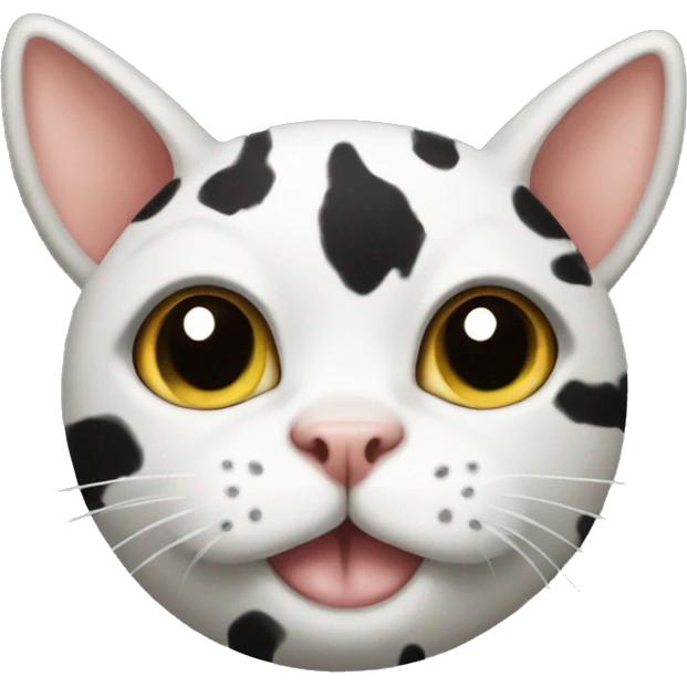cow print cat emoji