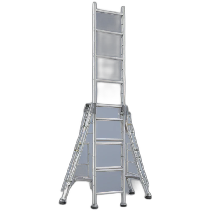 Aluminium scaffold high ladder emoji