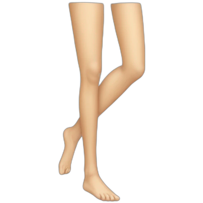 human leg emoji