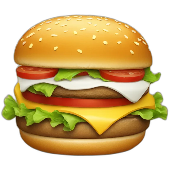 One Hamburger emoji