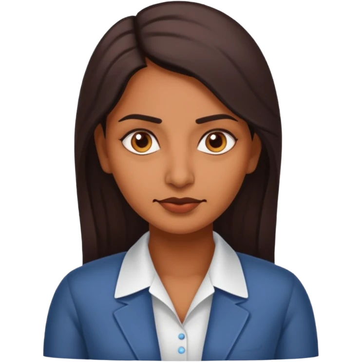 Mean and snarky Indian woman who is a product manager at a Gen AI company emoji