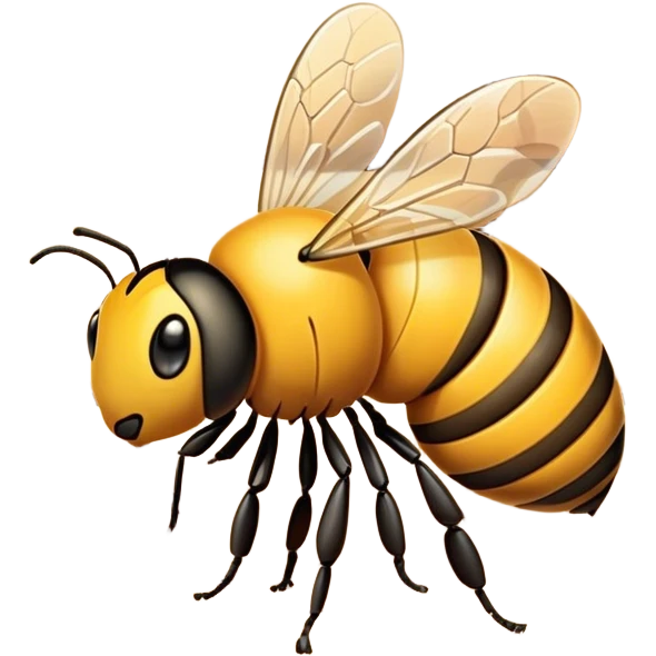 bee on hive emoji