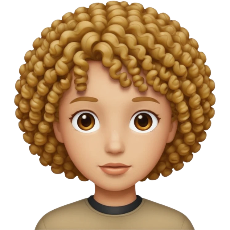 Curly haircut emoji