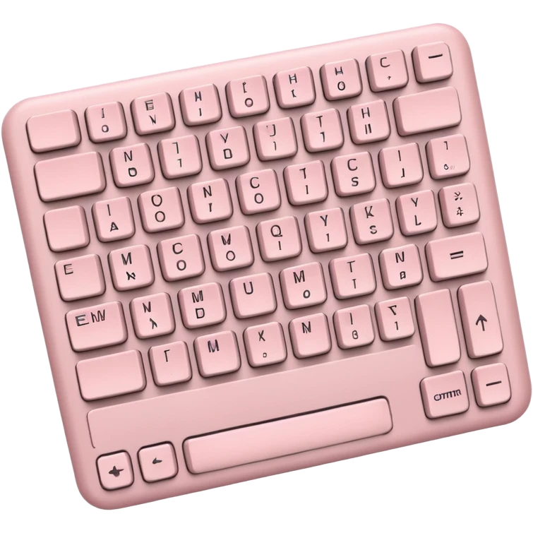 light pale pink Shift keyboard emoji