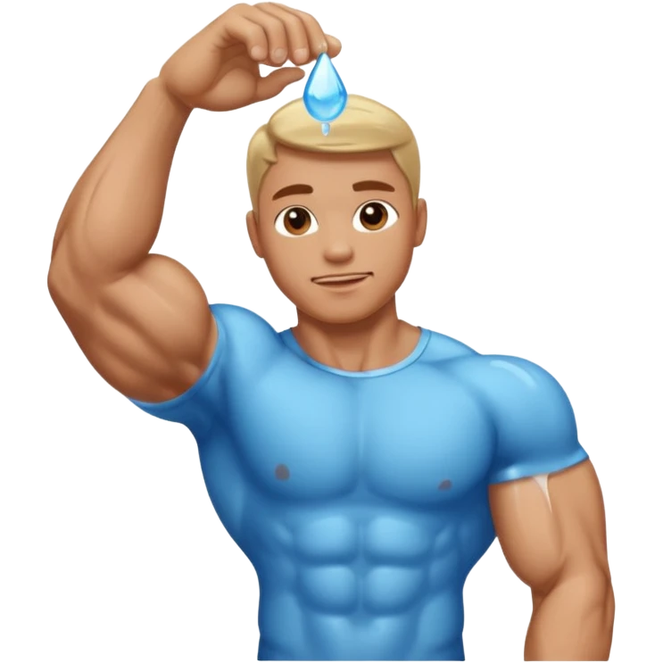 Water bicep emoji
