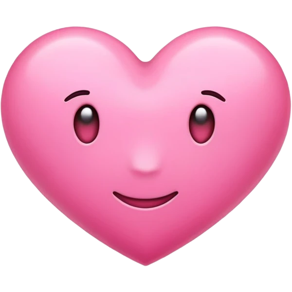 Make a emoji of pink heart and write moazzam janu on it emoji