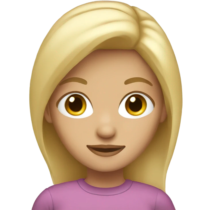 Blonde girl emoji
