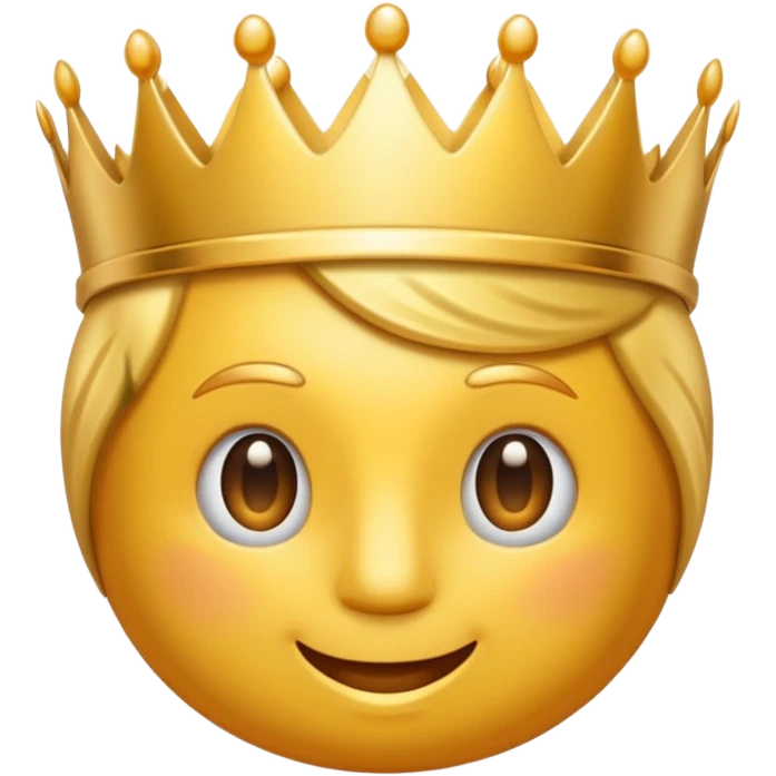 diente con una corona dorada, sin rostro emoji