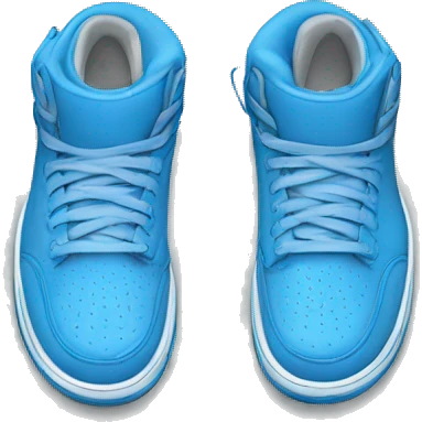 university blue jordans shoes emoji