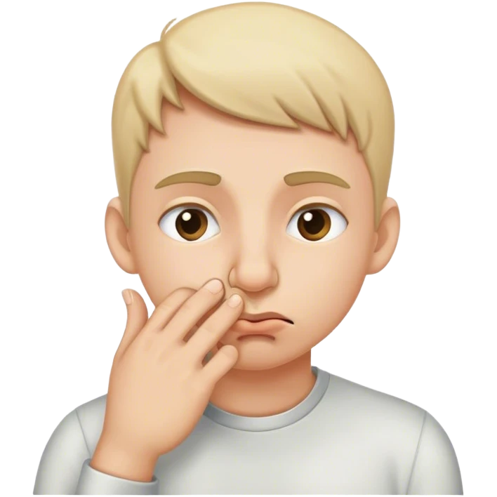 pinching nose  emoji