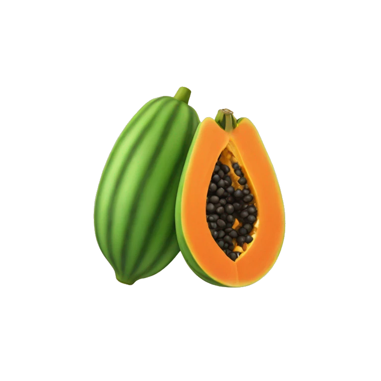 Papaya emoji
