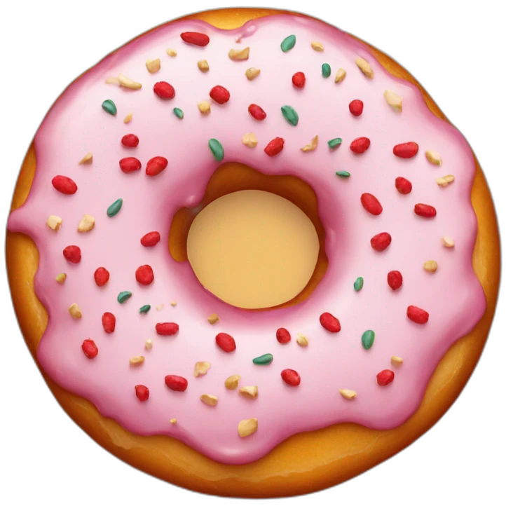 apple donut emoji