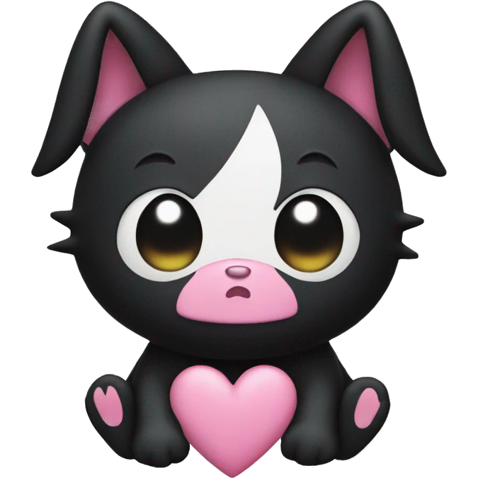 kuromi heart emoji