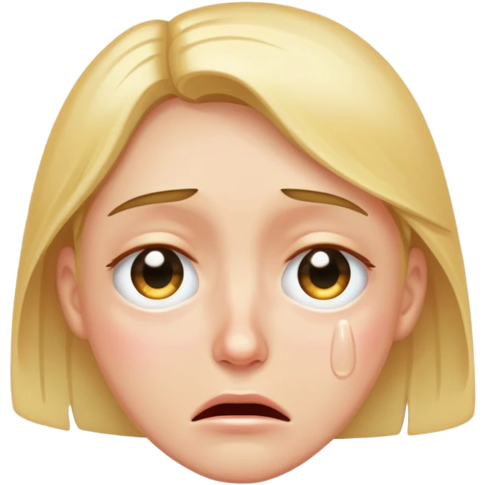 Fase crying with shine eyes  emoji
