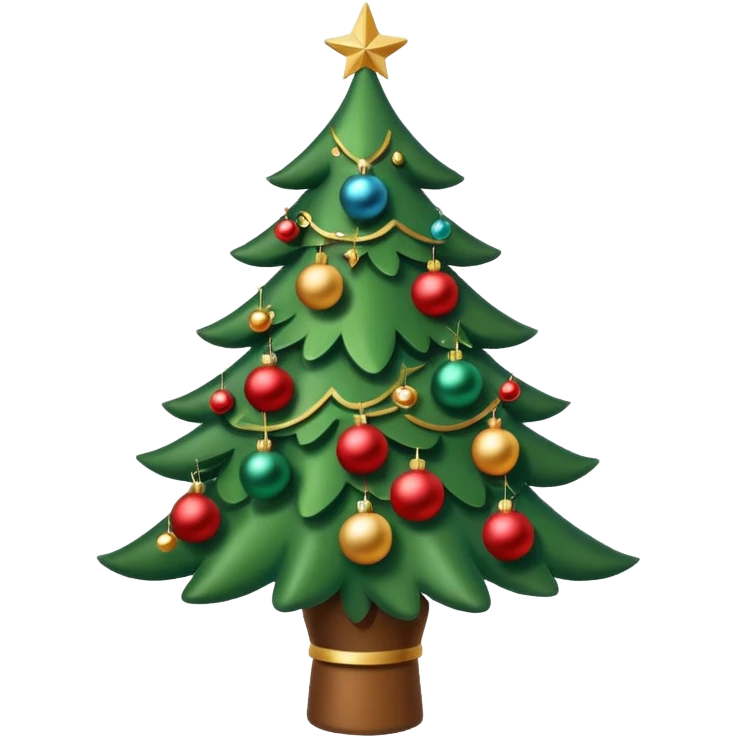 Christmas tree emoji