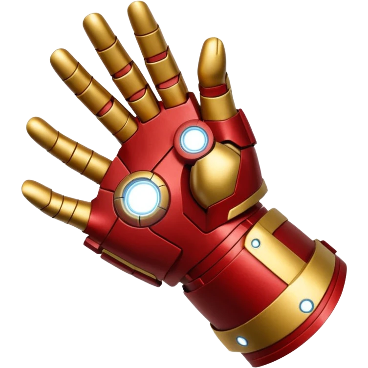 gant de iron man claque des doigt emoji