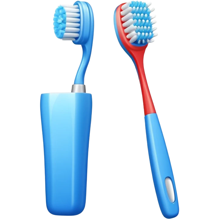 blue Toothbrush emoji