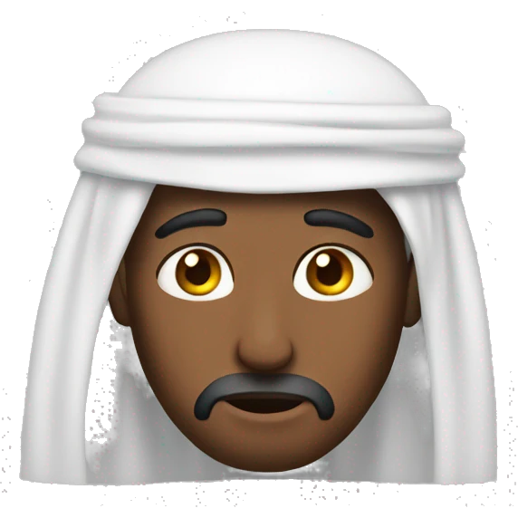 Arab holding his head emoji