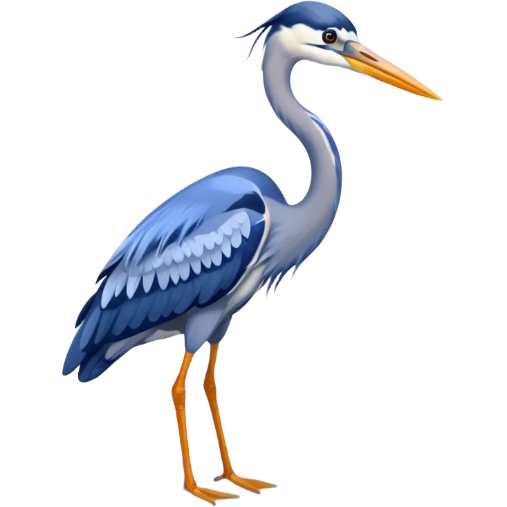 Blue heron emoji