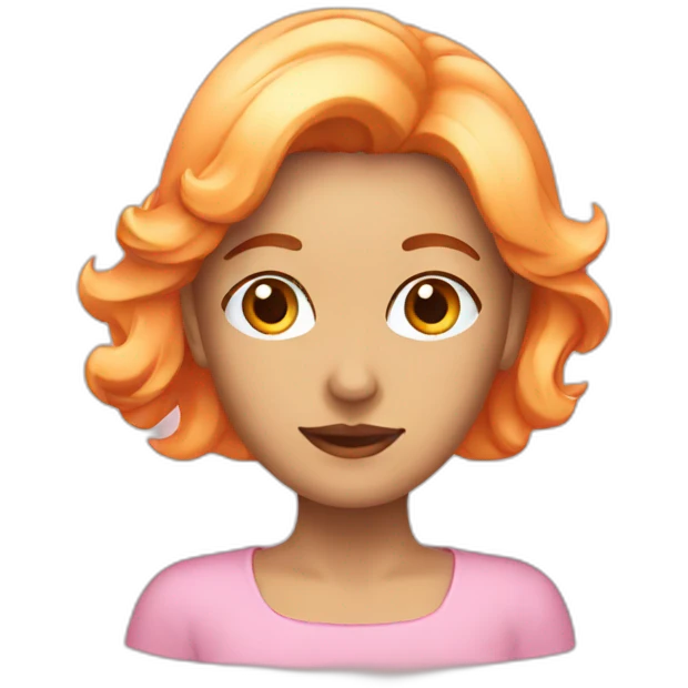 woman peach emoji