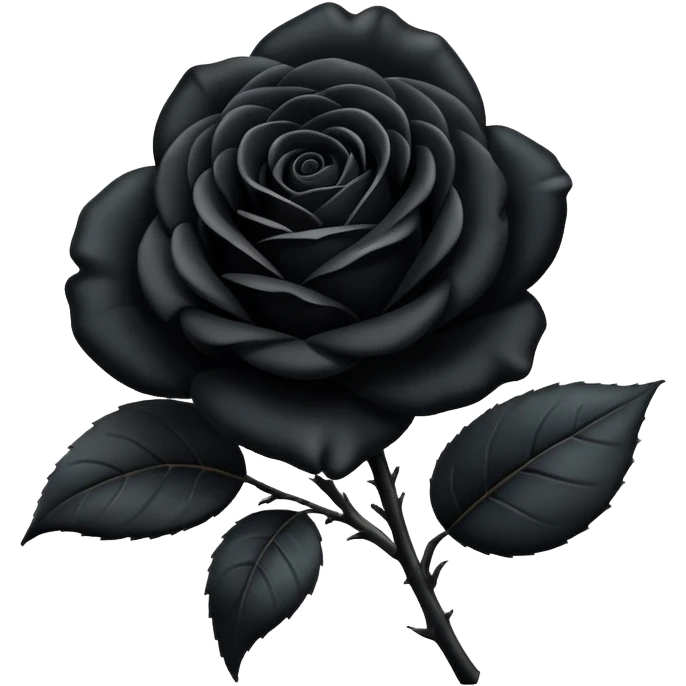 black rose emoji