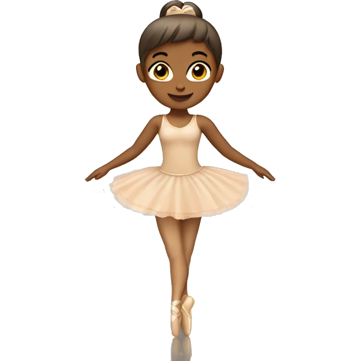 tan ballerina emoji