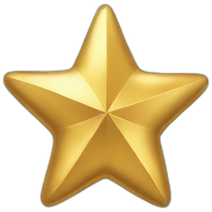 Gold star emoji