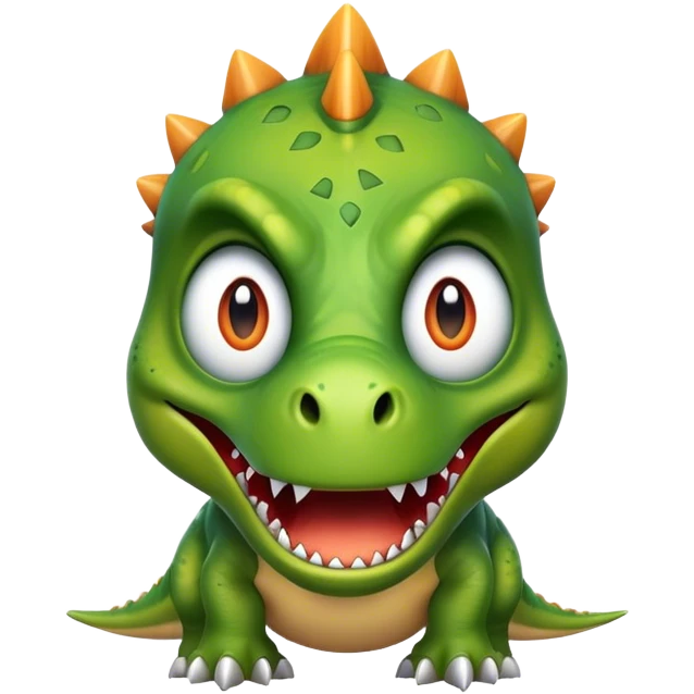 dinosaur angry eyes emoji