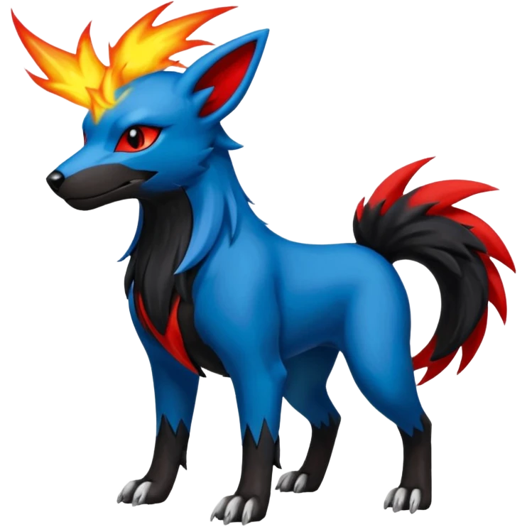Luxray-Manectric-Houndoom-Pokémon-Fakémon-hybrid-creature emoji