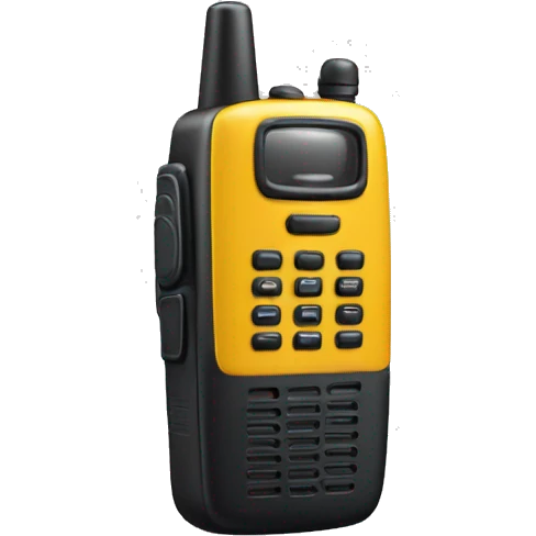 80's Walkie talkie emoji