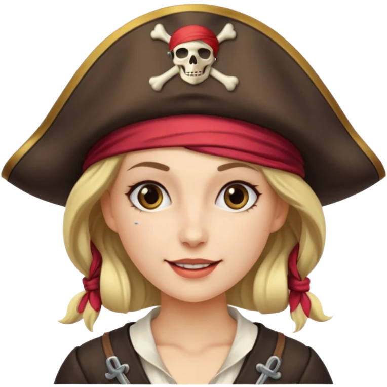 female birthday pirate emoji