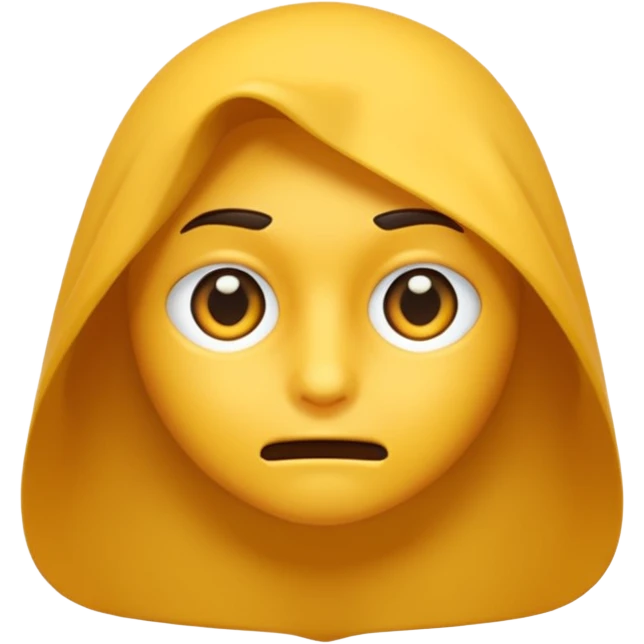 An action which describes a suspicious activity emoji