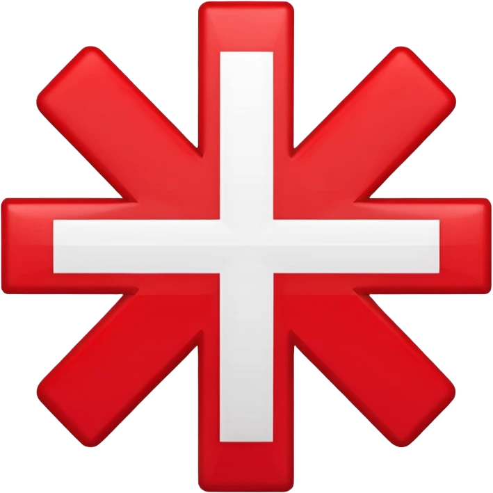 red cross symbol emoji