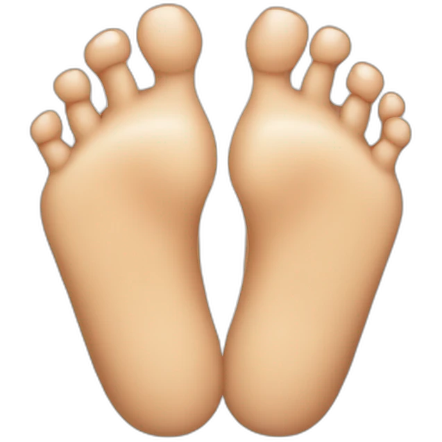 feet with 6 toes emoji