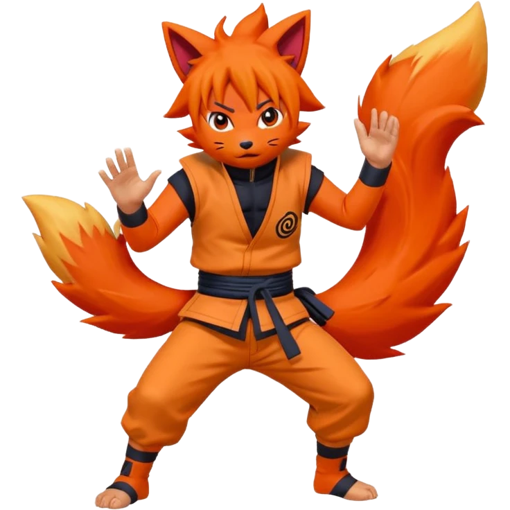 Naruto Kurama Style emoji