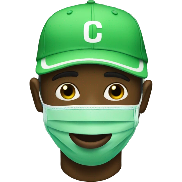 tyler the creator with green mask emoji
