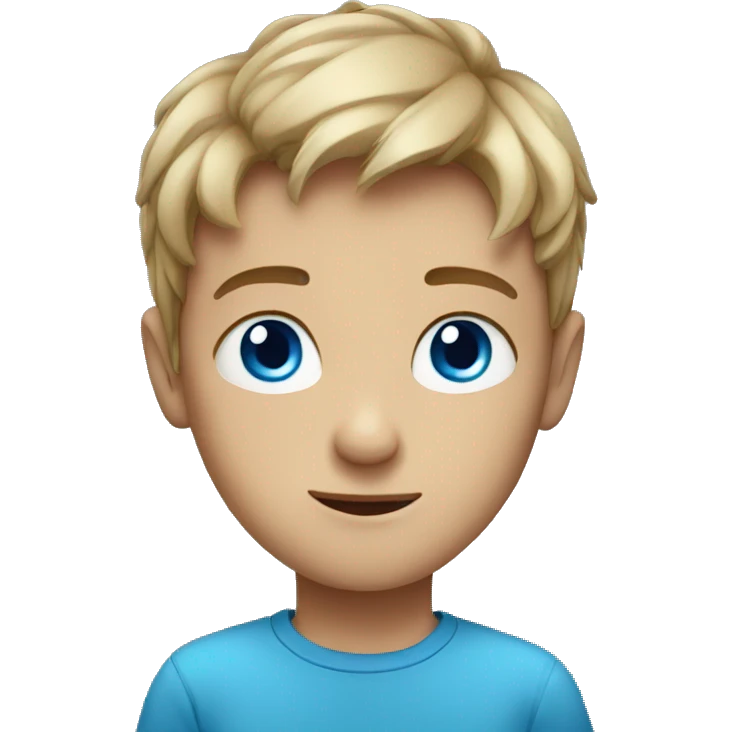 boy with blue eyes  emoji