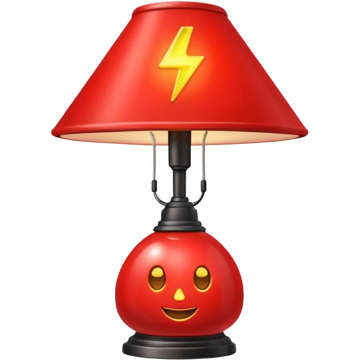 red alert lamp happy emoji