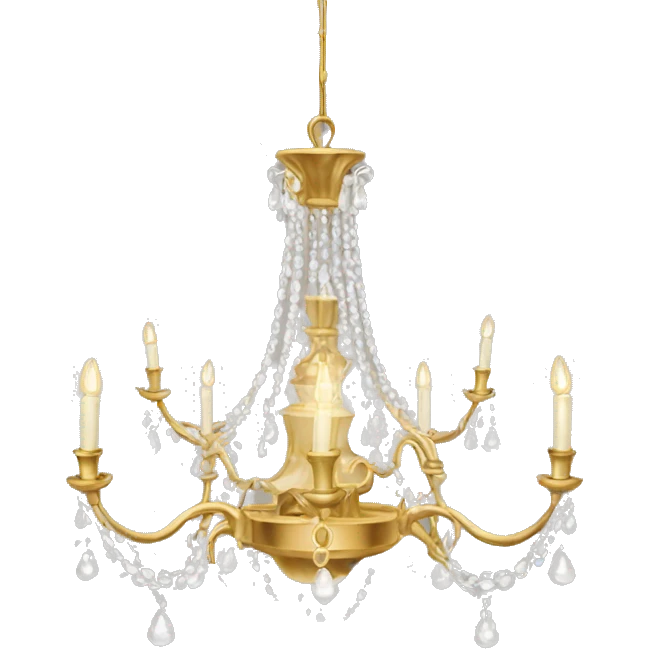 chandelier  emoji