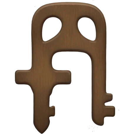 key under square root emoji